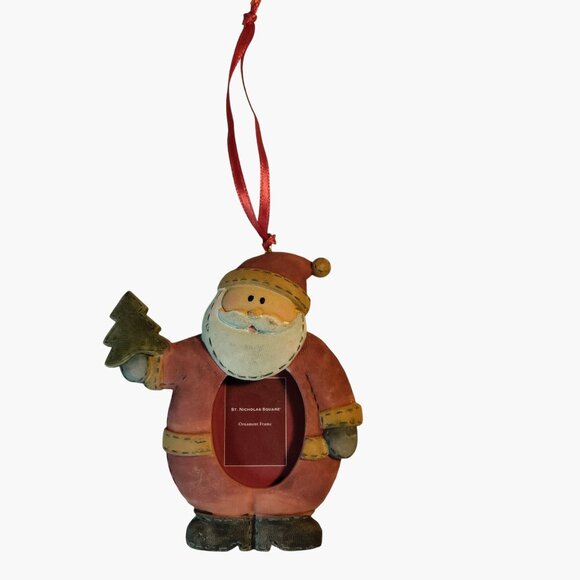 St Nicholas Square Holiday Frame Ornament Santa - Picture 4 of 5